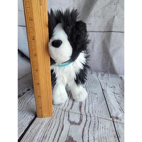 American Girl Saige's Dog Black White Boarder Collie Rembrandt Retired - Picture 7 of 8